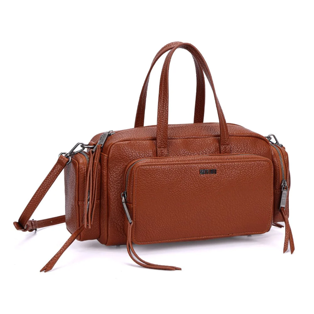 Bolsa Marrom Grande Alça De Ombro - vista 2 de 7
