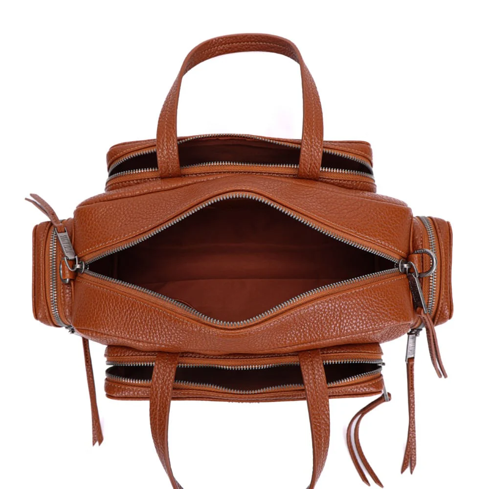 Bolsa Marrom Grande Alça De Ombro - vista 7 de 7