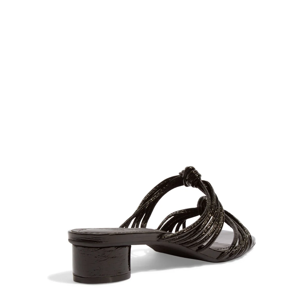 Mule Verniz Glossy Preto - vista 3 de 3