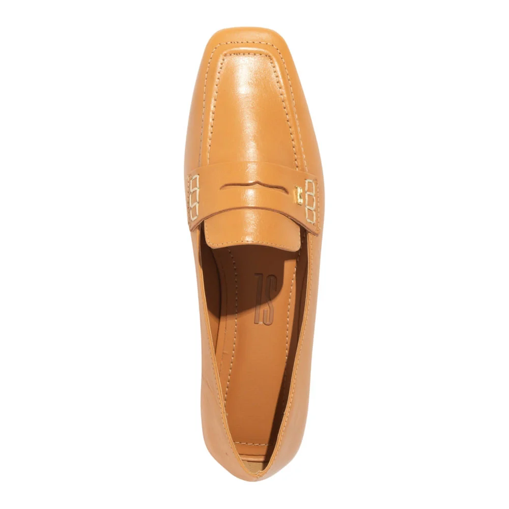 Mocassim Couro Nobre Soft Caramelo Doce de Leite - vista 2 de 3
