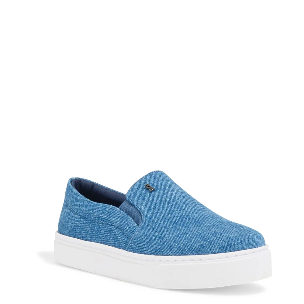 Tênis Slip On Jeans Azul - vista 2 de 4