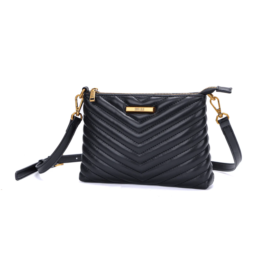 Bolsa Clutch Soft Preta Alça Transversal - vista 2 de 5