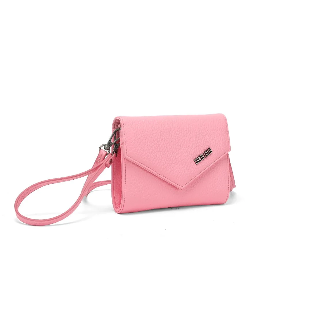 Bolsa Carteira Floater Rosa Alça Transversal - vista 2 de 4