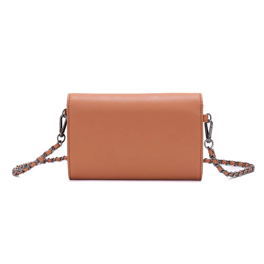 Bolsa Pequena Soft Caramelo Alça Transversal - vista 6 de 6