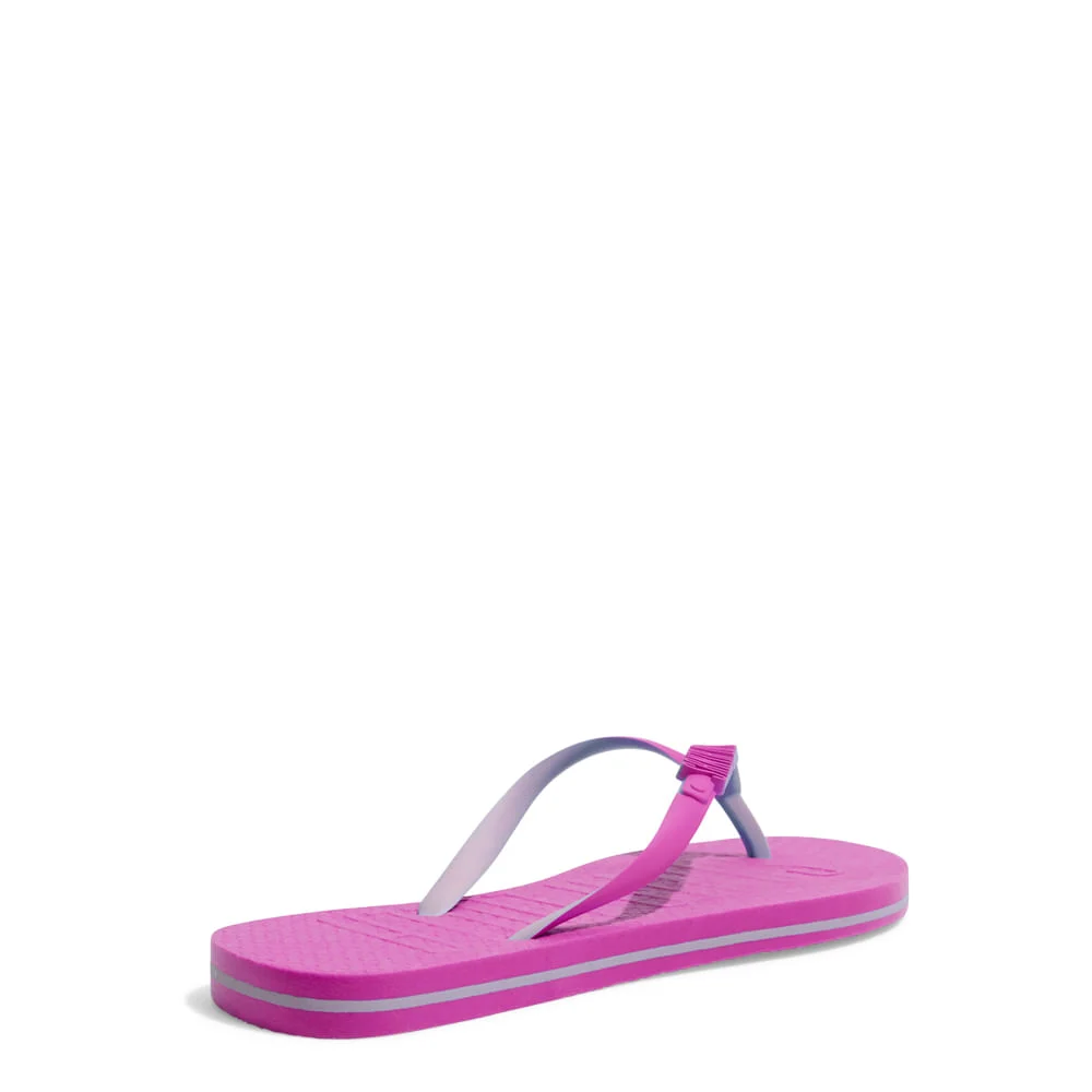 Chinelo Flip Flop Borracha Rosa Fluor - vista 4 de 4