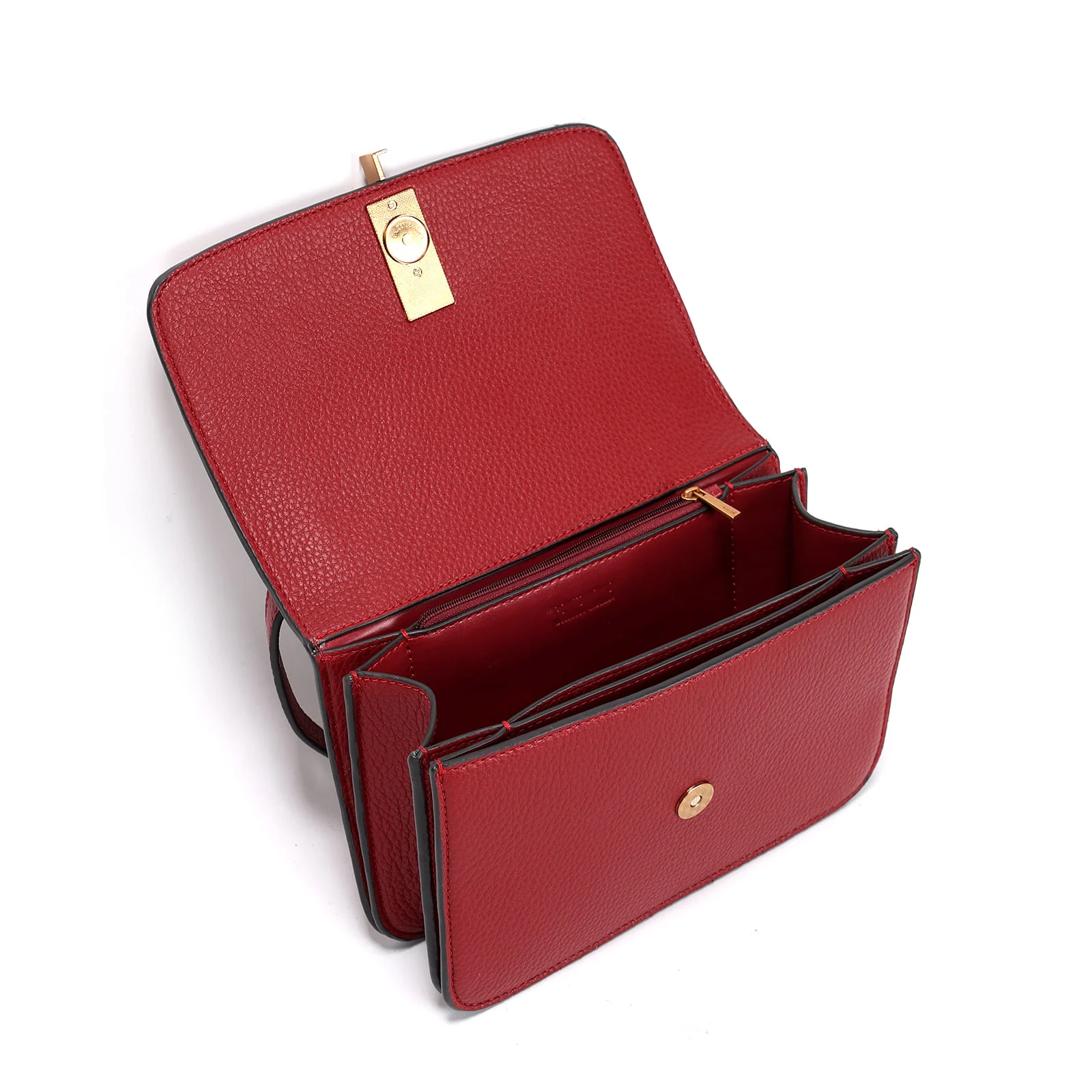 Bolsa Floater Pequena Vermelha Cherry Alça Transversal - vista 3 de 3