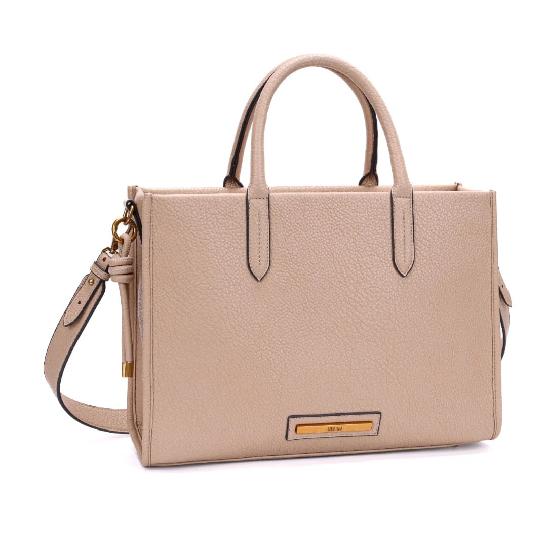 Bolsa Tote Grande Floater Marrom Transversal - vista 2 de 7