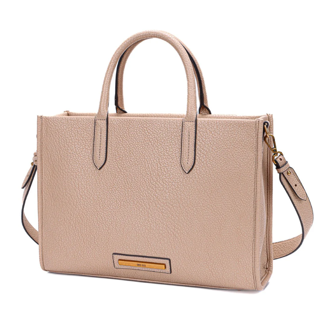 Bolsa Tote Grande Floater Marrom Transversal - vista 3 de 7