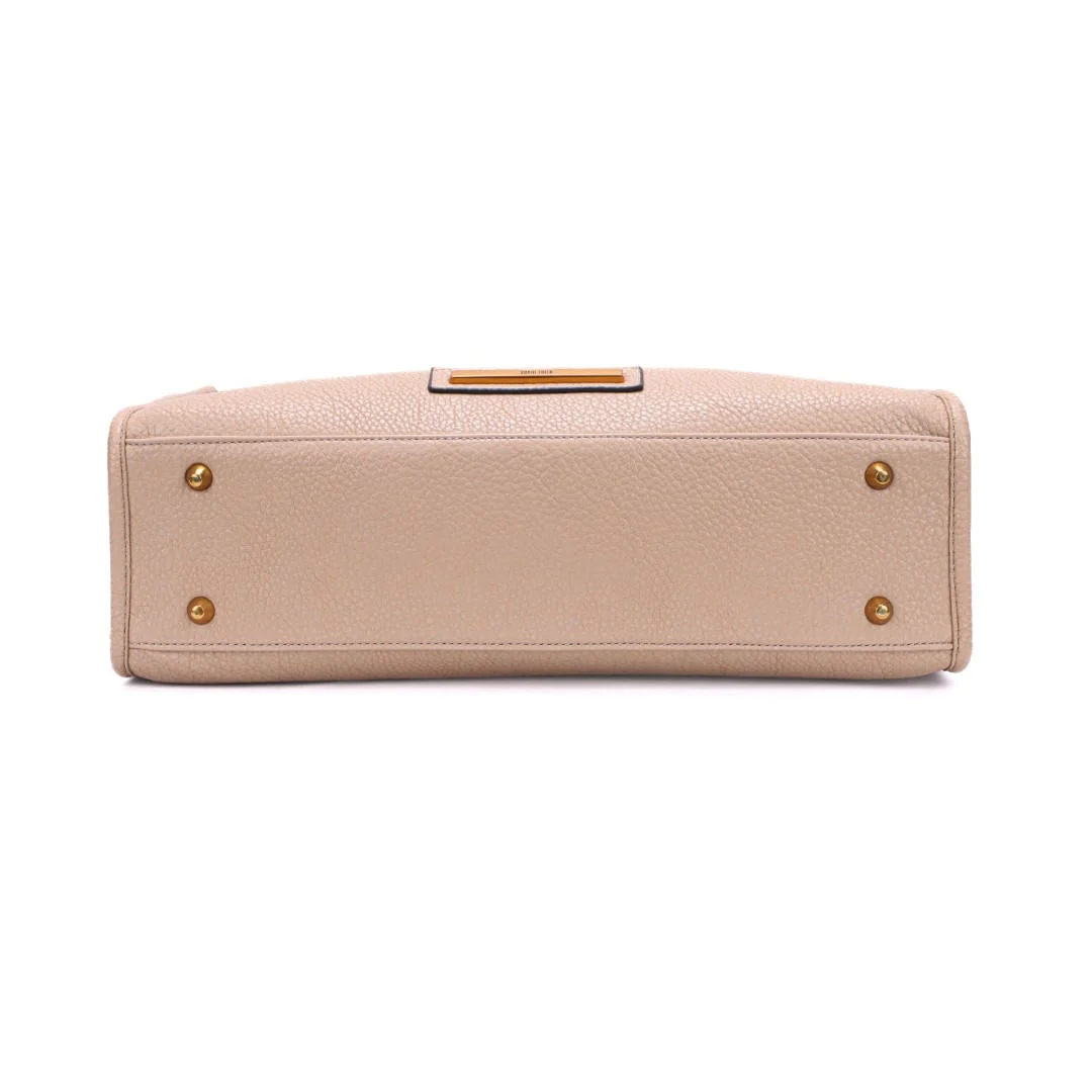 Bolsa Tote Grande Floater Marrom Transversal - vista 4 de 7