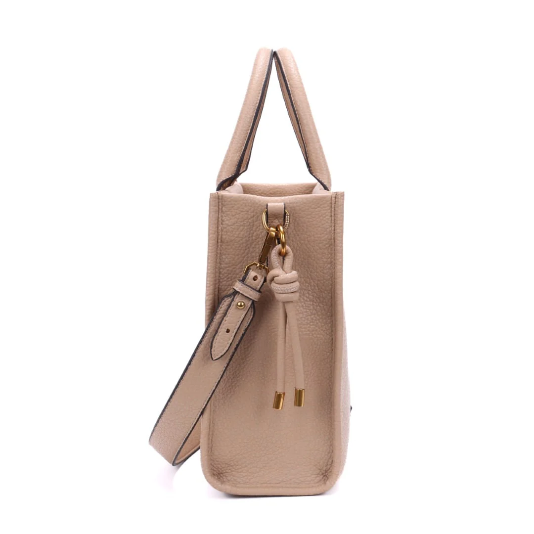 Bolsa Tote Grande Floater Marrom Transversal - vista 5 de 7