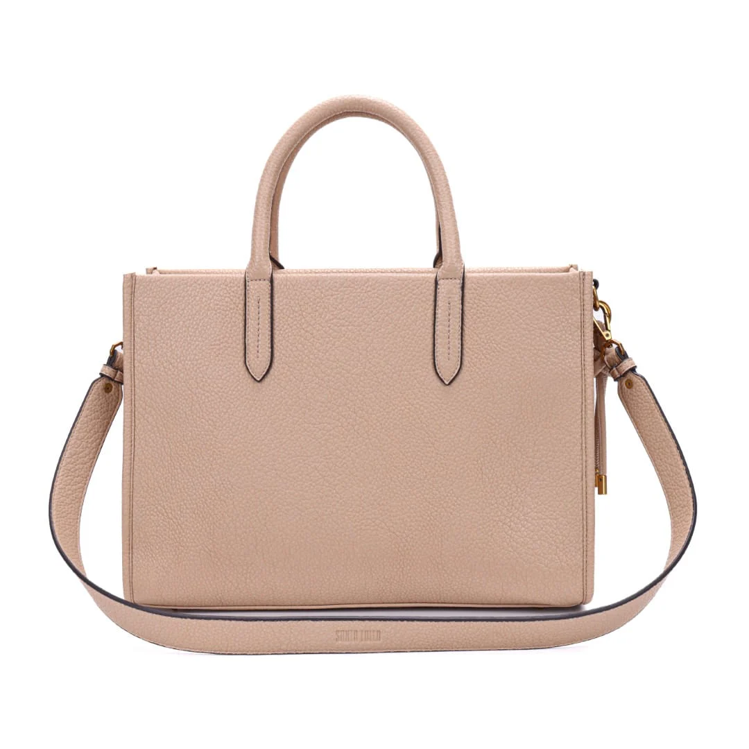 Bolsa Tote Grande Floater Marrom Transversal - vista 7 de 7