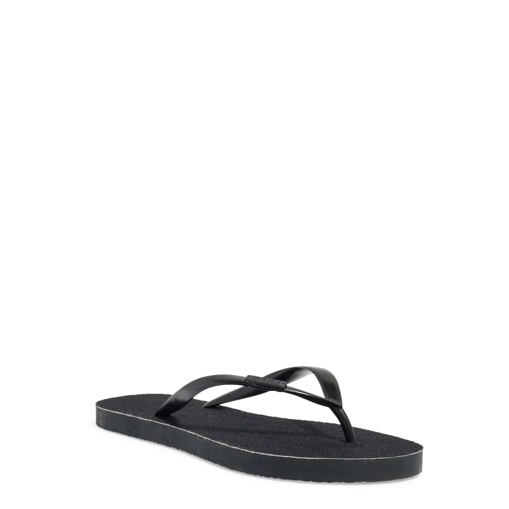 Chinelo Flip Flop Borracha Brilhos Preto - vista 2 de 4