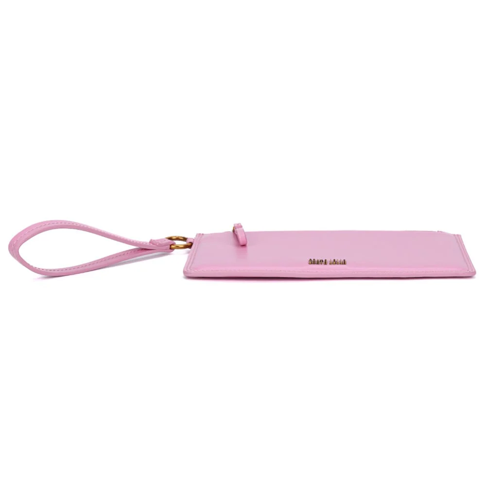 Clutch Pequena Soft Rosa Cotton Alça De Mão - vista 6 de 7