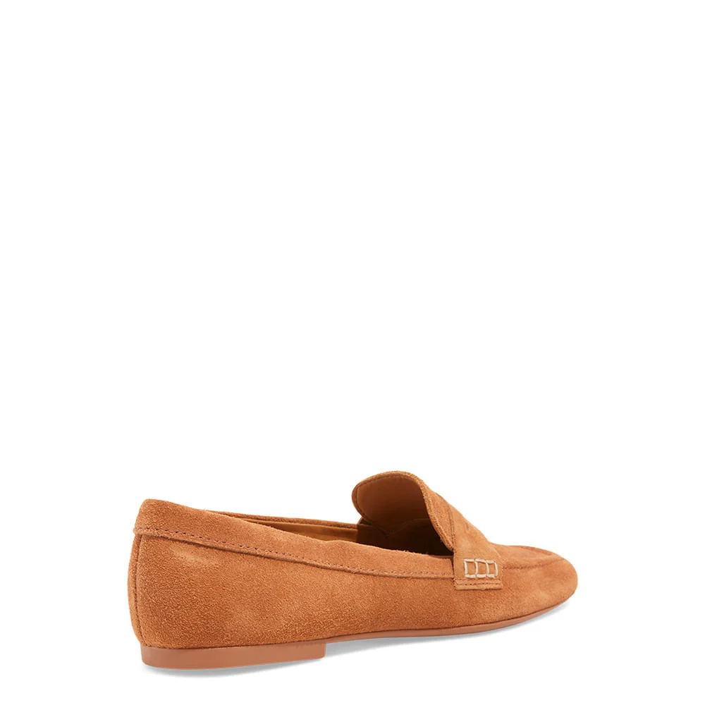 Mocassim Couro Camurção Caramelo - vista 4 de 4