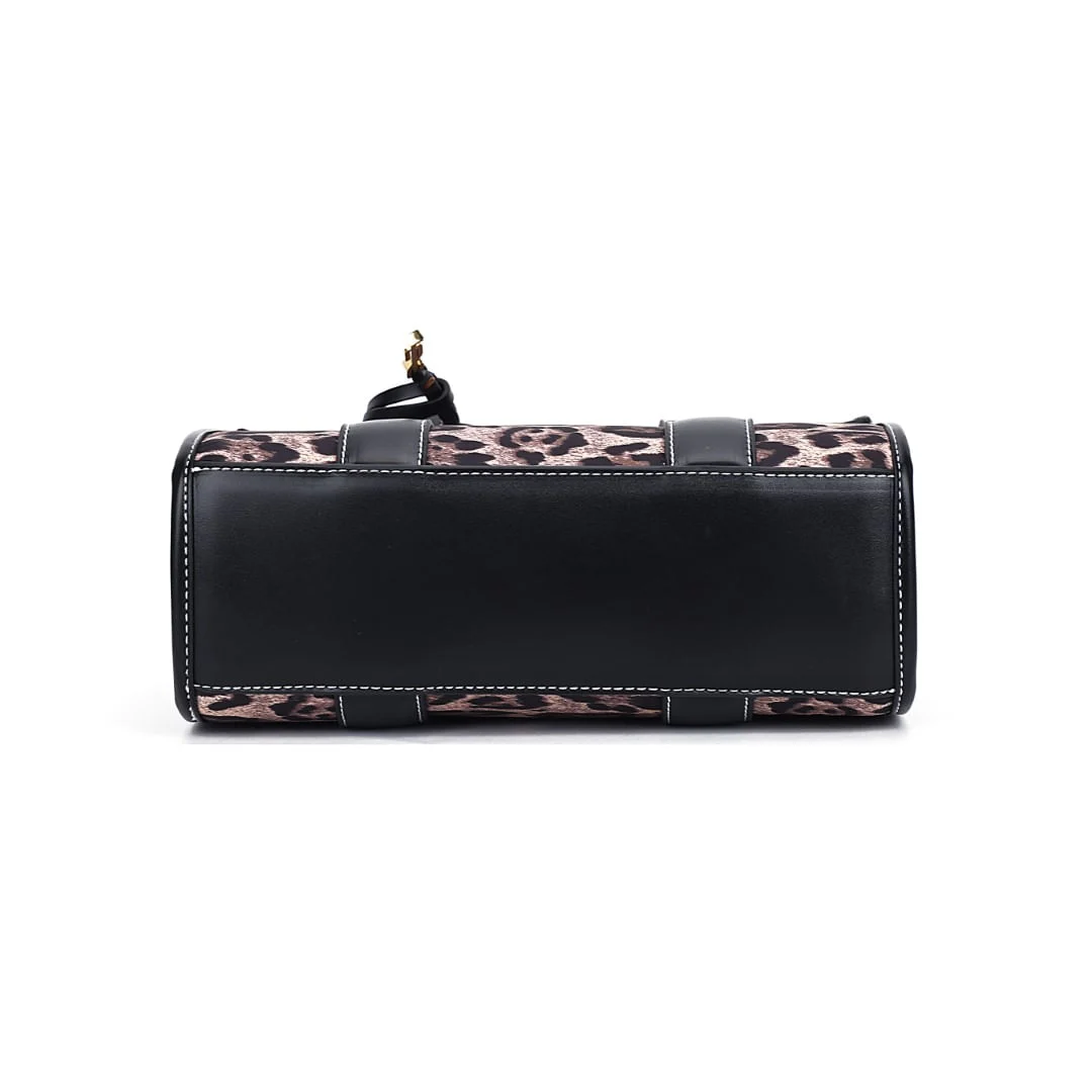 Bolsa Tote Nylon Pespontos Estampa Animal Print Onça - vista 6 de 7