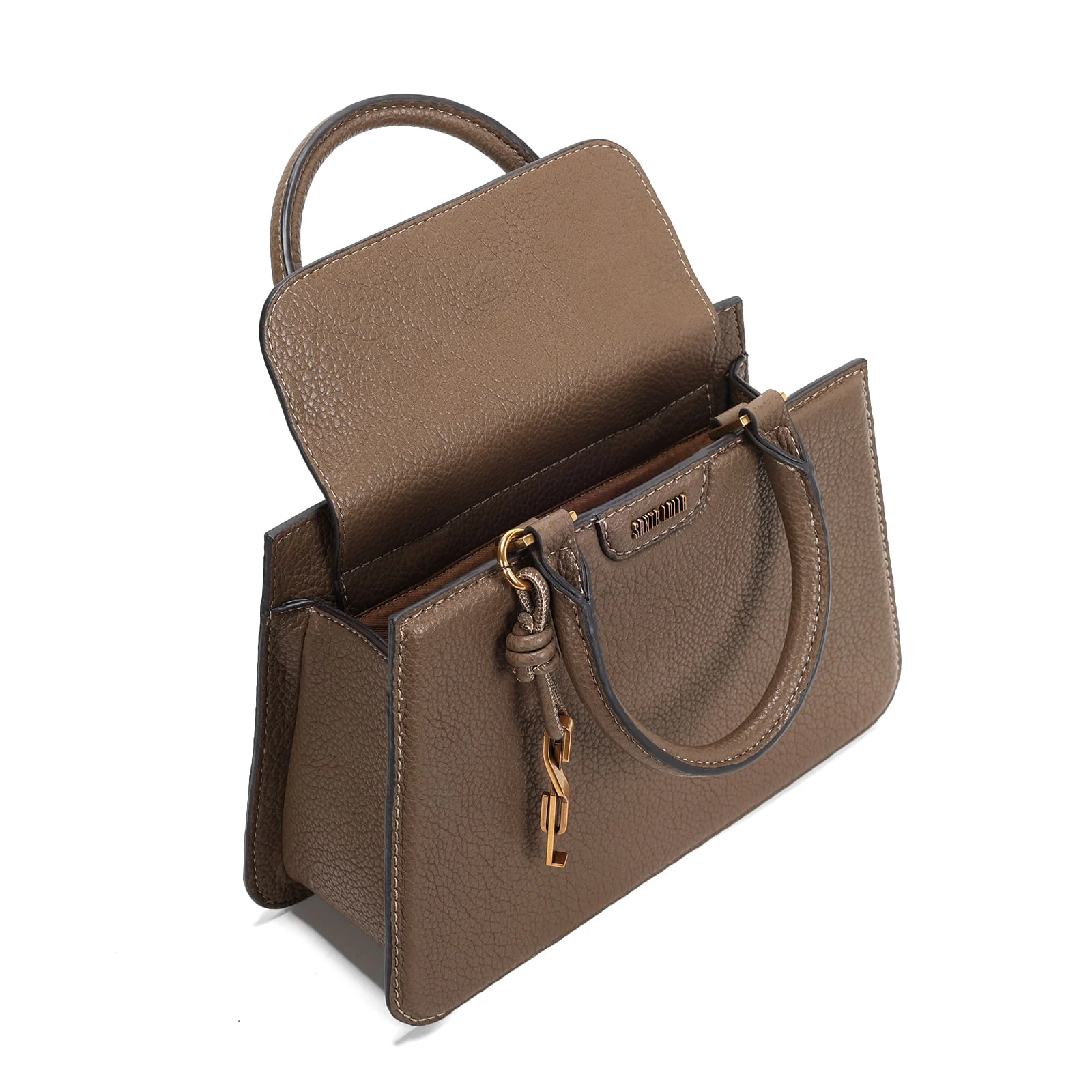 Bolsa Tote Floater Stone Texturizada Pespontos - vista 3 de 3