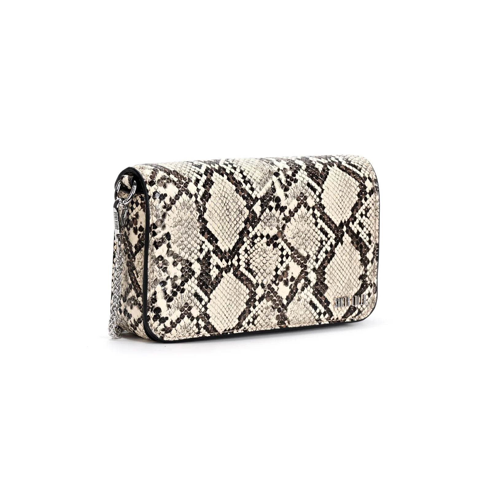 Bolsa Pequena Estampa Animal Print Cobra Duas Alças - vista 3 de 4