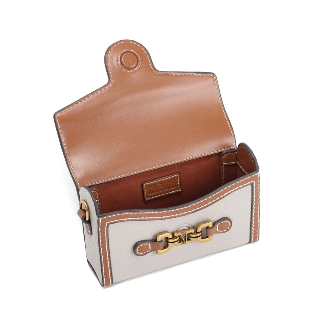 Bolsa Pequena Floater Cinza Alça Transversal - vista 3 de 3