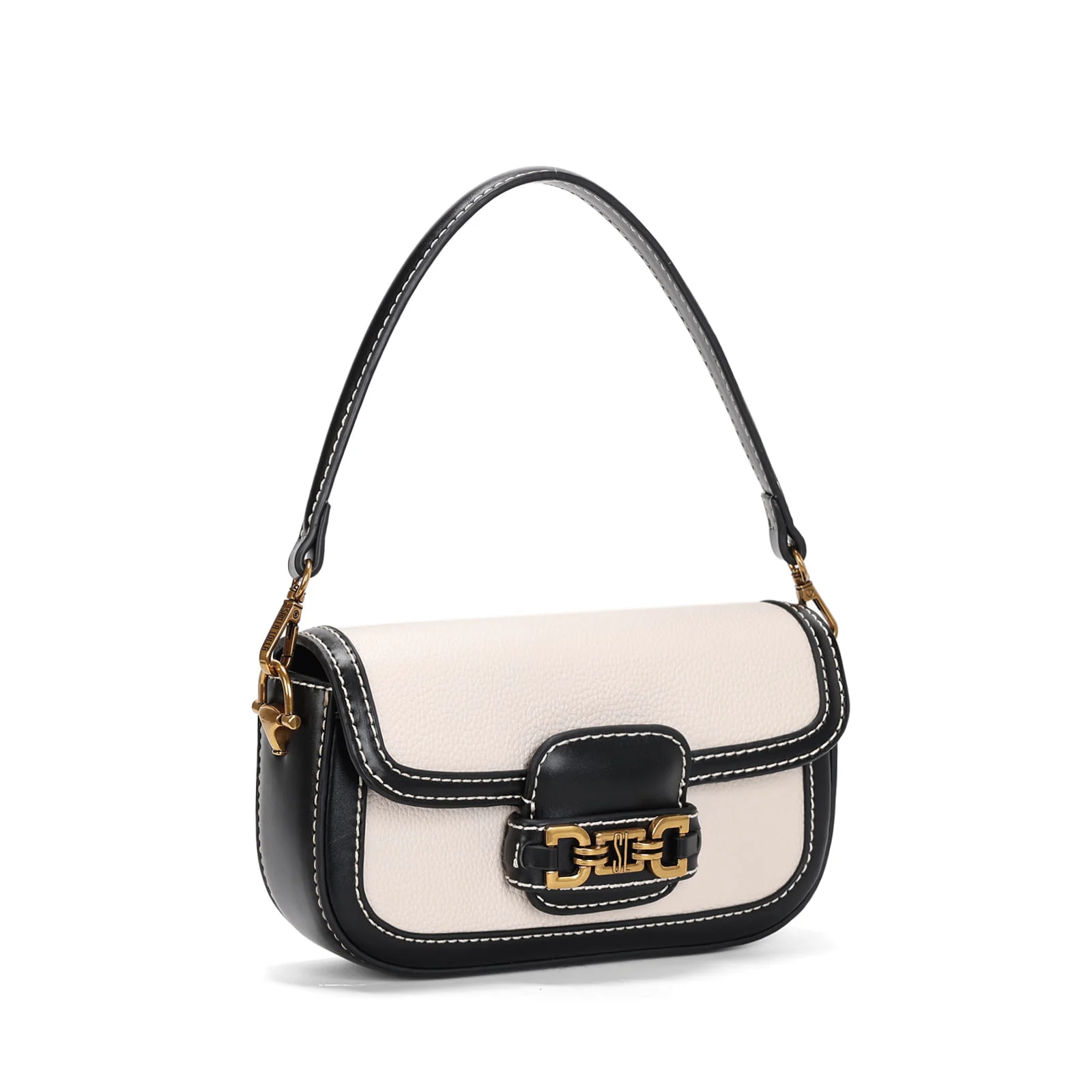 Bolsa Pequena Material Floater Off White Duas Alças - vista 2 de 3